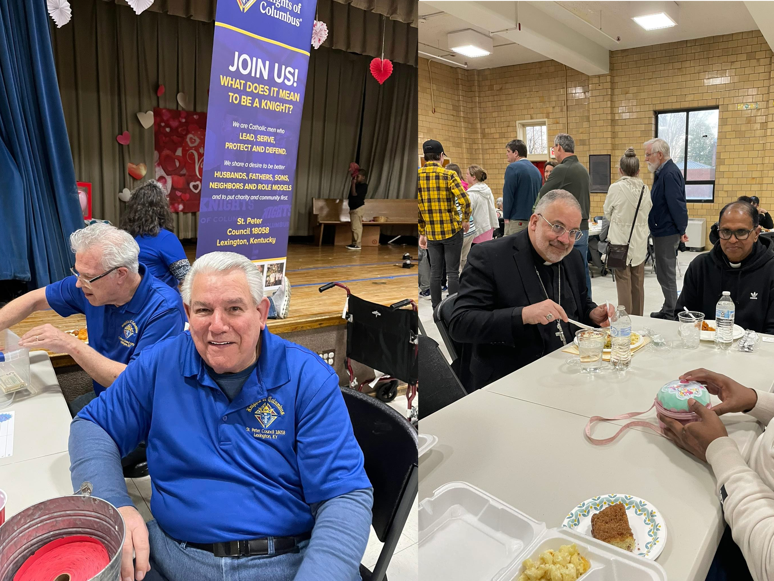 Men of St. Peter's Church serving Christ in his Vineyard