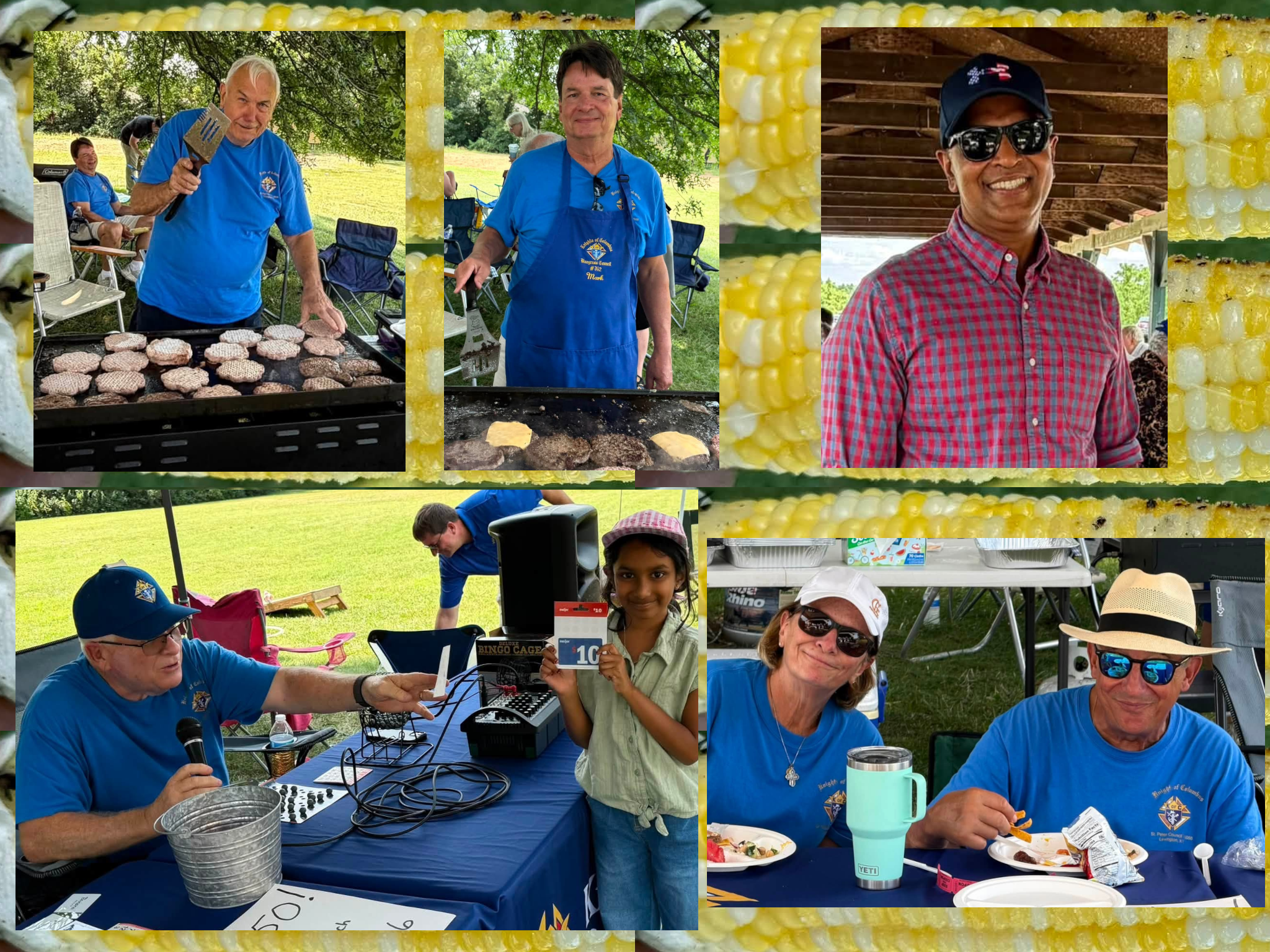 Men of St. Peter's Church serving Christ in his Vineyard